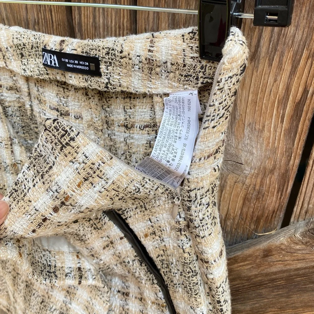 Zara Tweed Skort - Picture 6 of 9